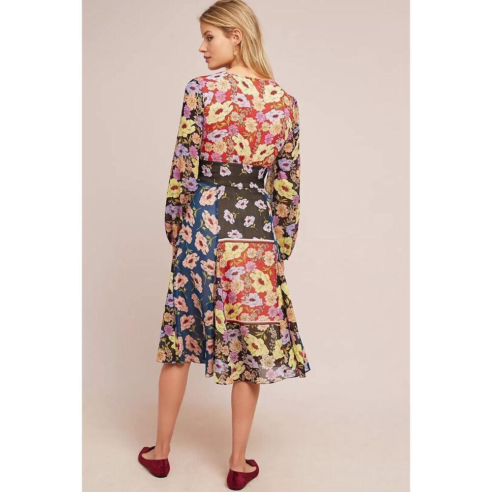 Anthropologie Maeve Dress Gardenia Floral US 8 - Picture 9 of 9